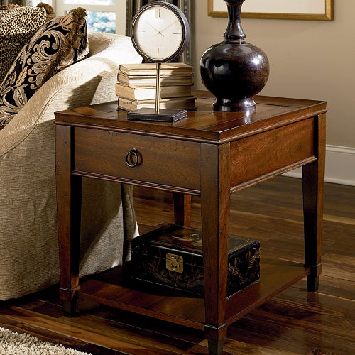 Sunset Valley Rectangular Drawer End Table