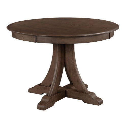 Kafe 44" Round Quad Table, Mocha