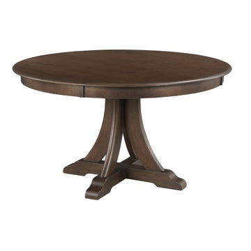 Kafe 54" Round Quad Table, Mocha