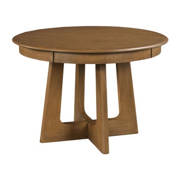 Kafe 44" Round Pedestal Table, Latte