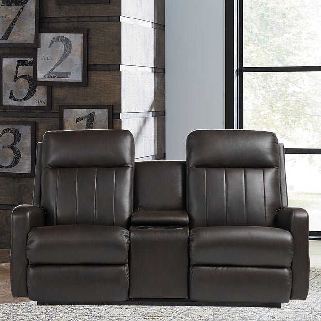 Finley Wall Reclining Loveseat w/ Console