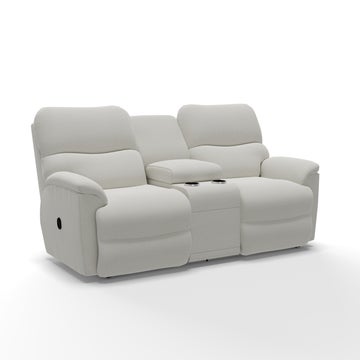 Trouper Reclining Loveseat w/ Console