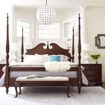 Hadleigh Rice Carved Queen Bed