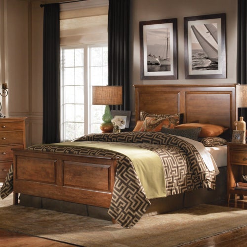 Cherry Park Queen Panel Bed