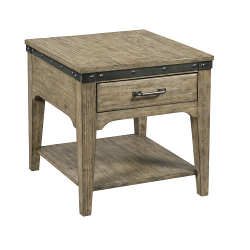 Plank Road Artisans Rectangular Drawer End Table