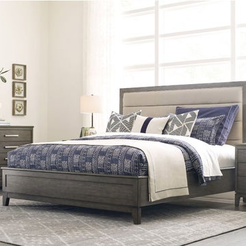 Cascade Queen Ross Upholstered Panel Bed