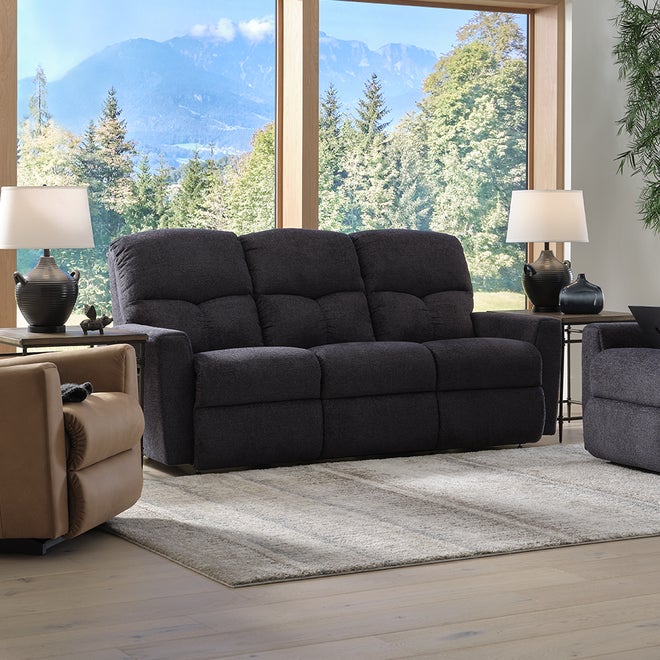 Hawthorn Power Reclining Sofa w/ Headrest & Lumbar